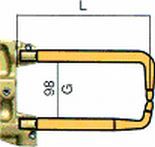 Комплект плеч с возд. охл.L=330мм,D=18мм TECNA 5024