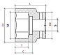 Головка торцевая PNG S24M61L