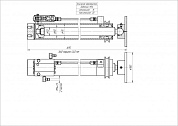 Гидроцилиндр ЦГ-80.50х440.65
