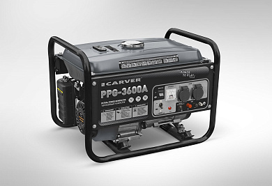 Бензиновый генератор CARVER PPG - 3600А 01.020.00011
