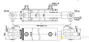 Гидроцилиндр МС80/40х500-3(4).44(815)